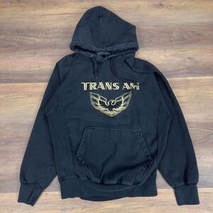 Steve & Barrys Trans Am Hoodie Black Gold Firebird Graphic Racing Mens XS
